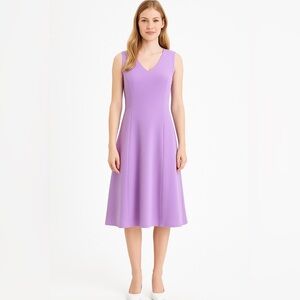 White House Black Market Lavender Dress Small